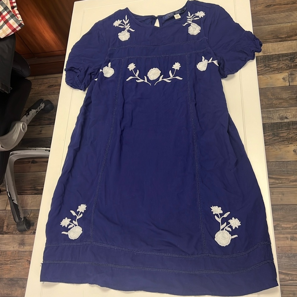 Blue Rain Mini Dress